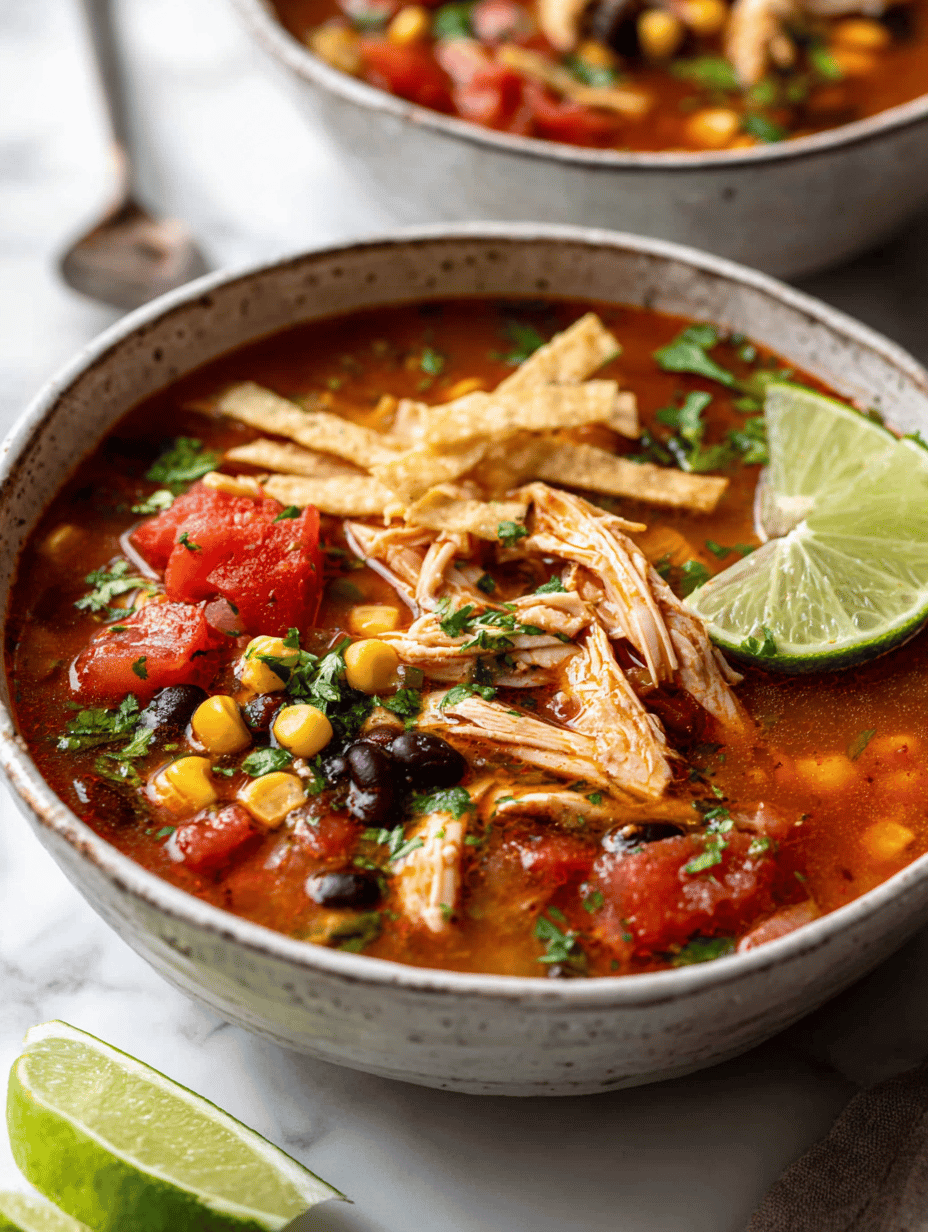 Mexican chicken soup recipe