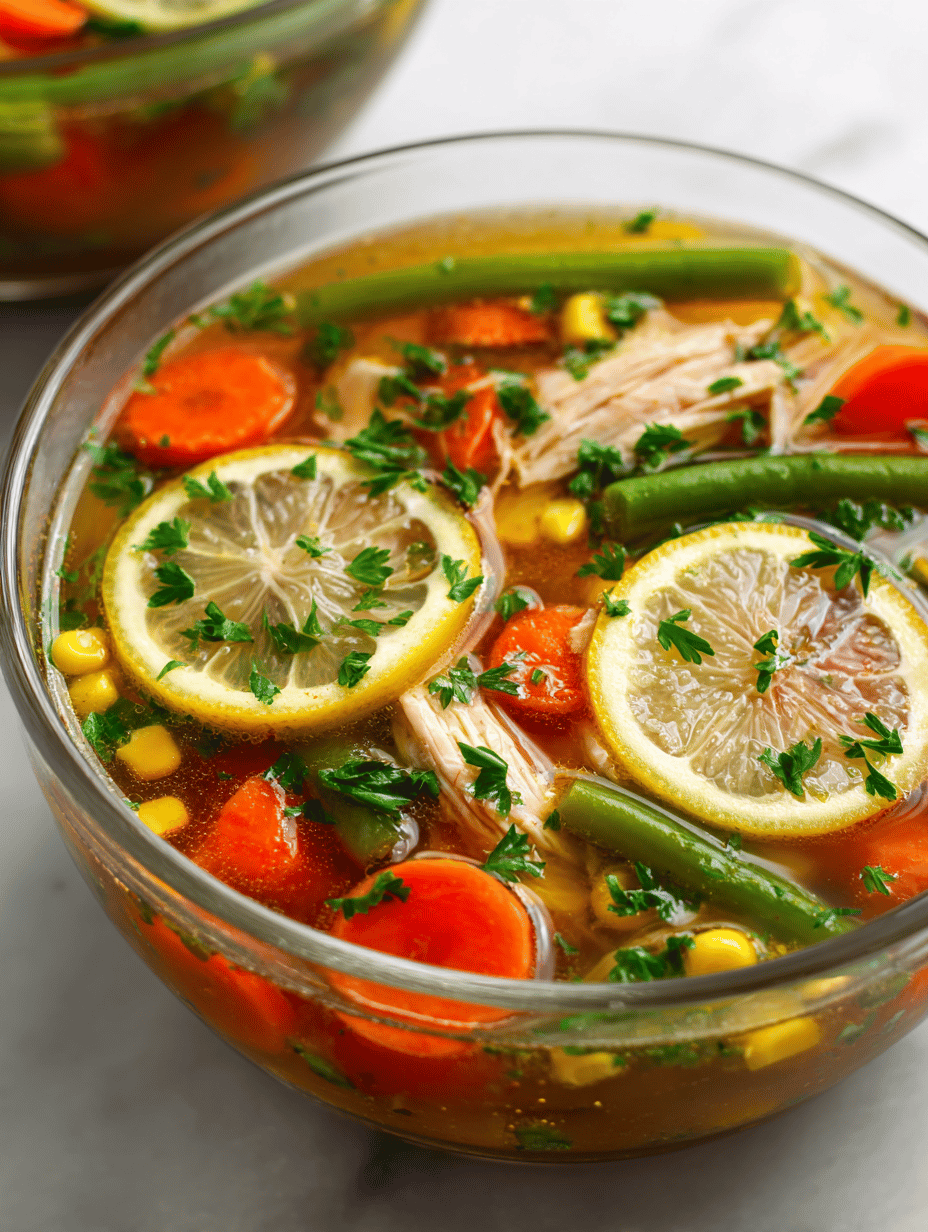 chicken vegetable soup recipe